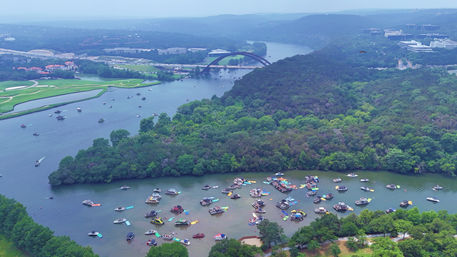 Big Tex Party Boats: Lake Travis - Party Barge, Double Decker, and Tritoon Charters with Captain, Waterslide, YETI and more image 77