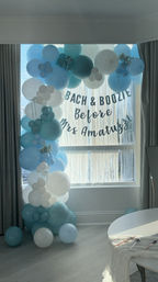 Bachelorette Airbnb Decor with Backdrops, Balloon Garlands, Bride Room, Fridge Stocking image 88
