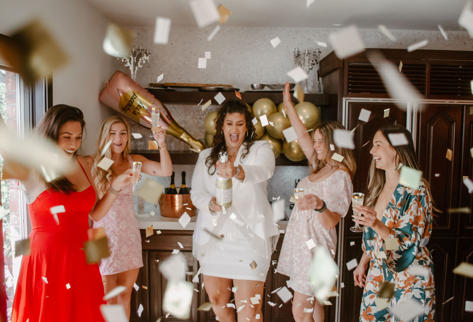All-Inclusive Decor Package for 10: Balloons, Banners, Mimosas, Custom Swag and Much More! image 1