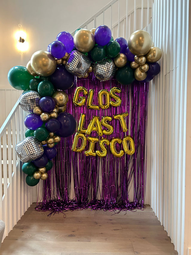 "Last Disco" or "Beads, Booze & I Do's" Bachelorette Decorations image 3