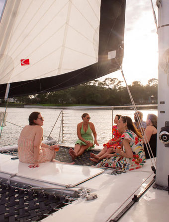 Rosé Golden Hour Sunset Sail image 1