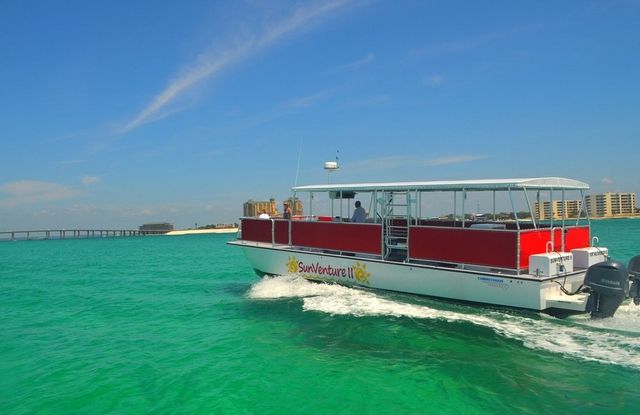 Destin Harbor 4 Hour Dolphin & Crab Island Excursion (BYOB) image 3