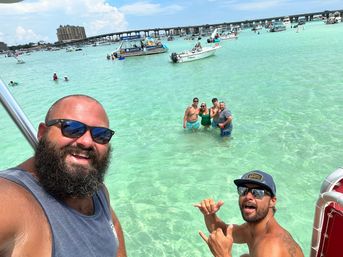 Destin Harbor 4 Hour Dolphin & Crab Island Excursion (BYOB) image 9