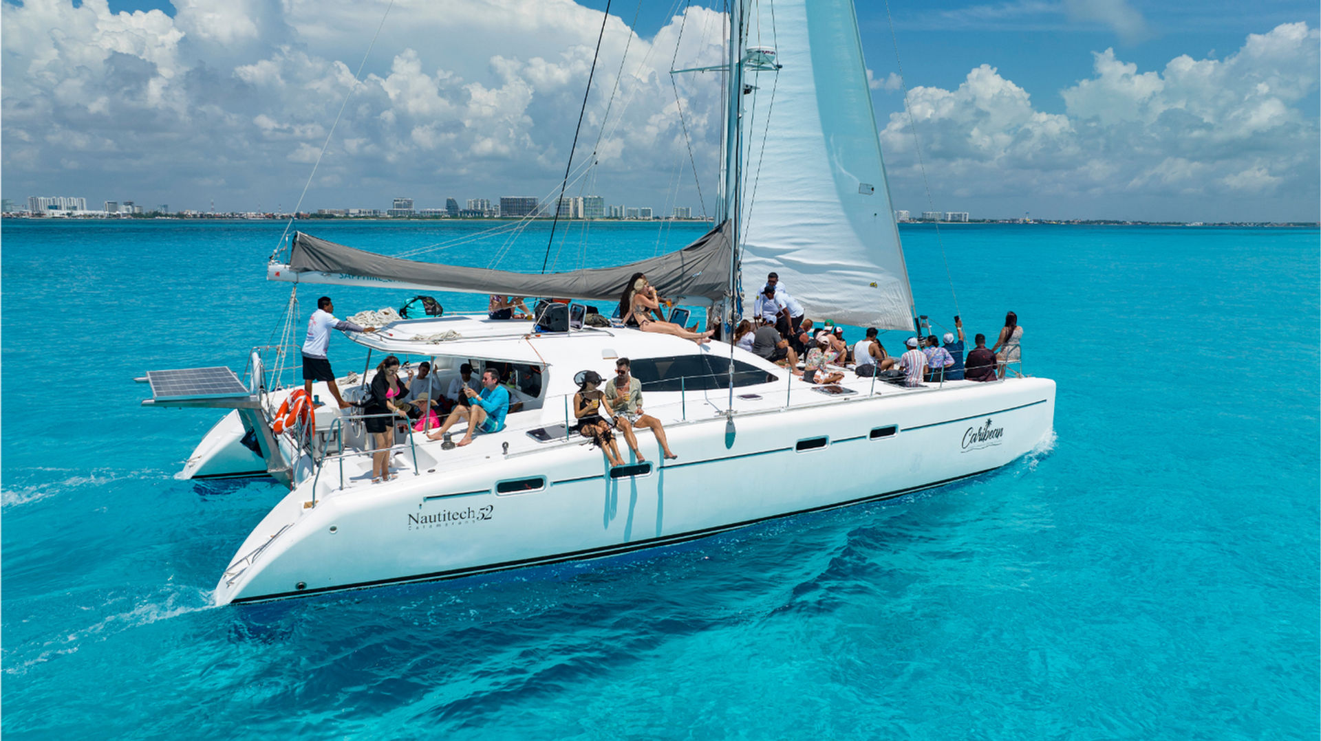 Cancún Catamaran to Isla Mujeres + Snorkel, Open Bar & Lunch image 1