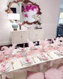 Baby Pink Burlesque Picnic Set Up image 8