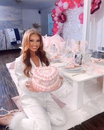 Baby Pink Burlesque Picnic Set Up image 2