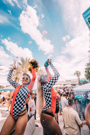 DAER Dayclub Pool Party: Vegas-Style VIP Experience with Daybed, Sectional, Cabana & Bungalow Options image 6