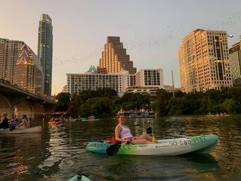 Iconic Bat Bridge Kayak Tour with City Skyline and Experienced Tour Guide image 1