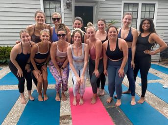 Private Yoga Class with Custom Playlists, Mimosa Add-Ons, and Cold Lavender Eye Towels image 5