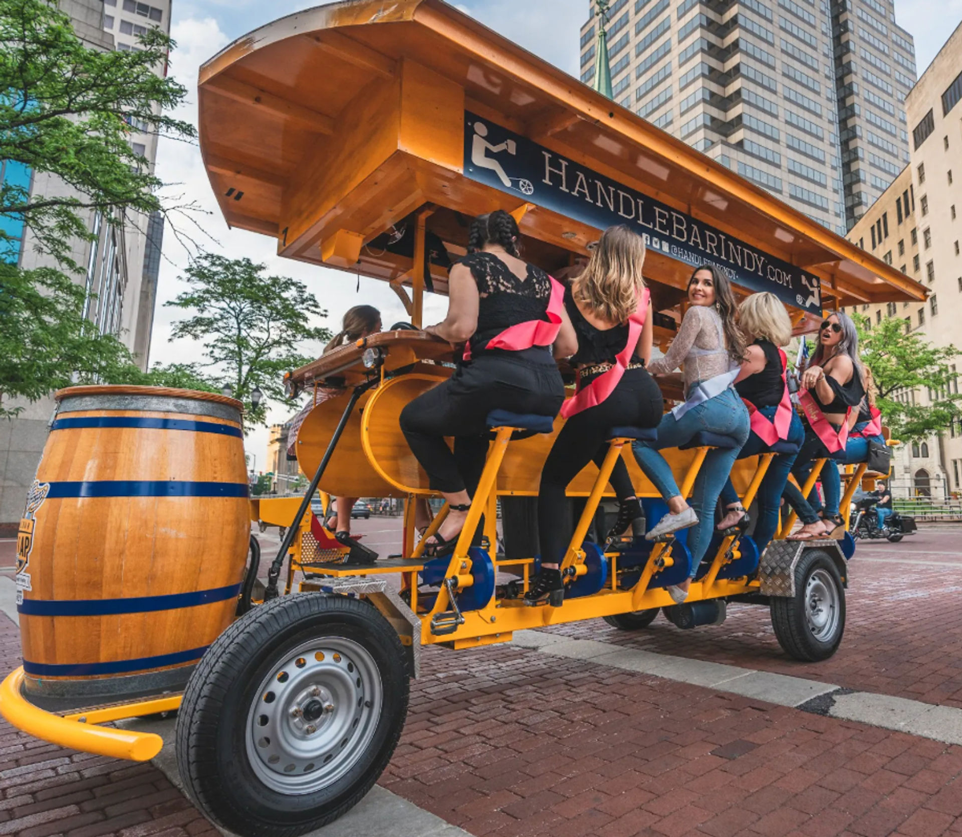 The Bride Ride: Indy's Ultimate Bachelorette Pedal Party image 1