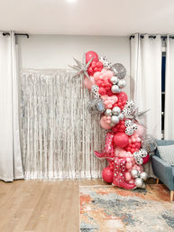 Balloon & Backdrop Decor: Custom Colors & Personalized Signage image 5