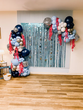 Balloon & Backdrop Decor: Custom Colors & Personalized Signage image 7