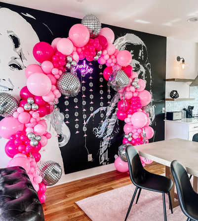 Balloon & Backdrop Decor: Custom Colors & Personalized Signage image 3