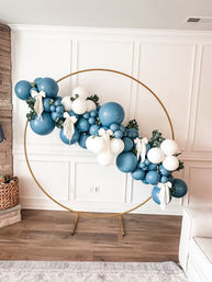Balloon & Backdrop Decor: Custom Colors & Personalized Signage image 2