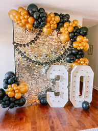 Balloon & Backdrop Decor: Custom Colors & Personalized Signage image 6
