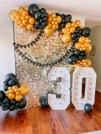 Balloon & Backdrop Decor: Custom Colors & Personalized Signage image 6