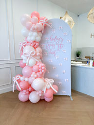 Balloon & Backdrop Decor: Custom Colors & Personalized Signage image 11