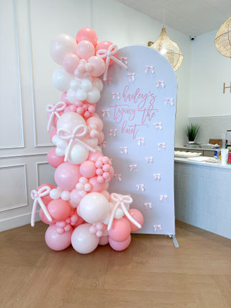 Balloon & Backdrop Decor: Custom Colors & Personalized Signage image 11