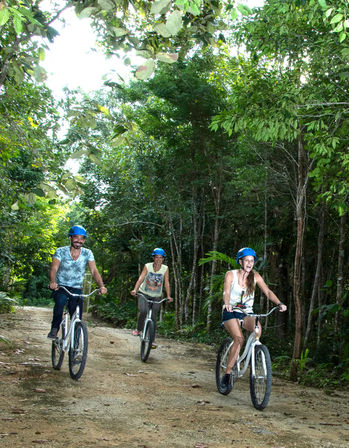 Rio Secreto Plus Tour: Underground River, Jungle Biking, Rappelling, Lunch & More image 2