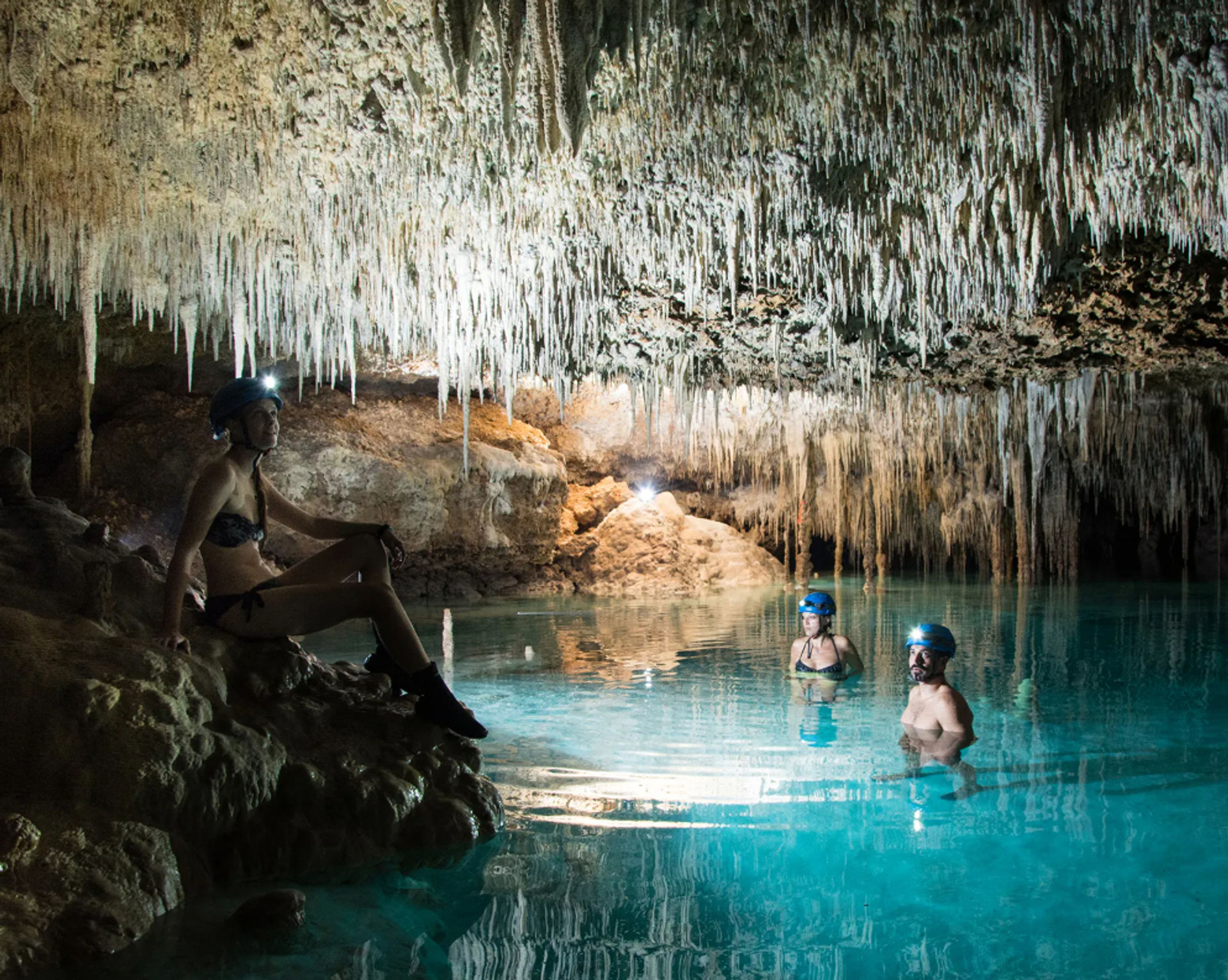 Rio Secreto Plus Tour: Underground River, Jungle Biking, Rappelling, Lunch & More image 1