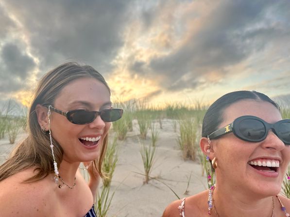 Personalized Party Accessories: Custom Beaded Sunglass Attachments for Bachelorettes image 9