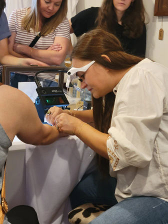 Custom Private Permanent Jewelry Party with 14K Gold and Sterling Silver at Terra Handcrafted Jewelry image 5