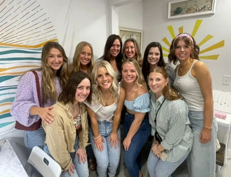 Custom Private Permanent Jewelry Party with 14K Gold and Sterling Silver at Terra Handcrafted Jewelry image 1