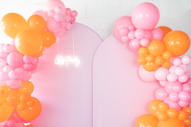 Custom Insta-worthy Decor Package: Backdrop, Bedroom Suite, Balloon Garland, Welcome Treats, Grocery Delivery and More image 6