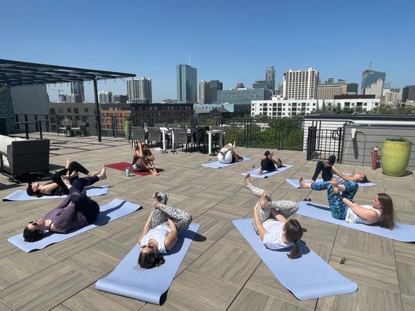 Custom Party Yoga Class with Ending Photoshoot image 3