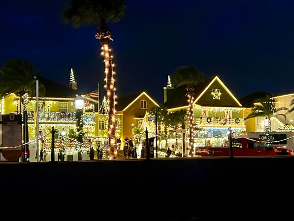 Nights of Lights Private Boat Trip For Up To 15 People image 3