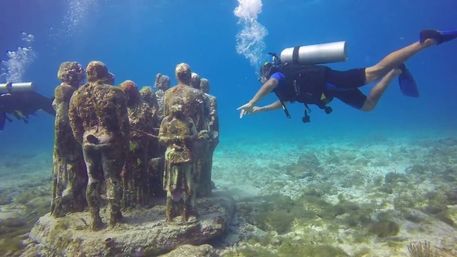 Scuba Diving Lesson and 1-2 Tank Dive at Cancun's Underwater Museum of Art (MUSA) image 2