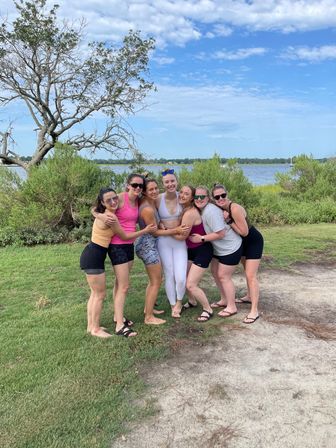 Bad Girls Yoga: Savannah’s Namaste then Rosè Class, Yoga Mat, Rosé & Aromatherapy Included! image 12