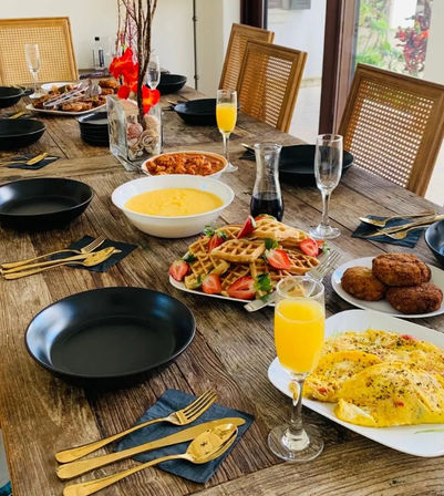 Bahamian Brunch: Buffet-Style Setup of Local Classics at Your Rental image 1