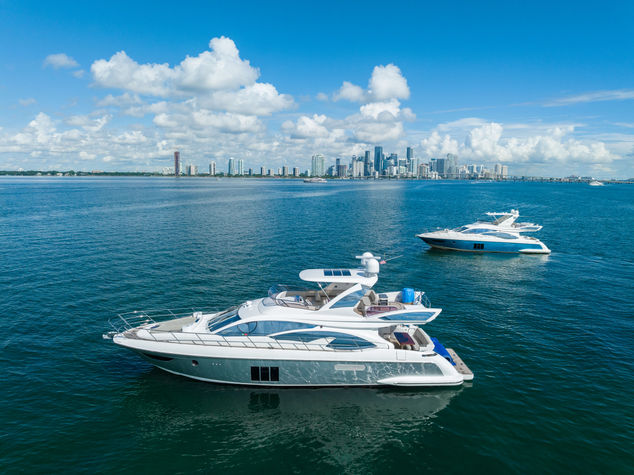 Thumbnail image for Insta-Worthy 60ft Azimut Luxury Yacht with Full Crew Onboard