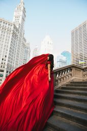 Unique & Insta-Worthy Flying Dress Photoshoot image 1