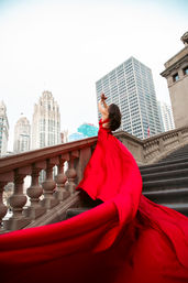 Unique & Insta-Worthy Flying Dress Photoshoot image 4