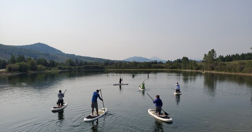 Island Hopping Lake Dillon Trip: Paddleboard image 1