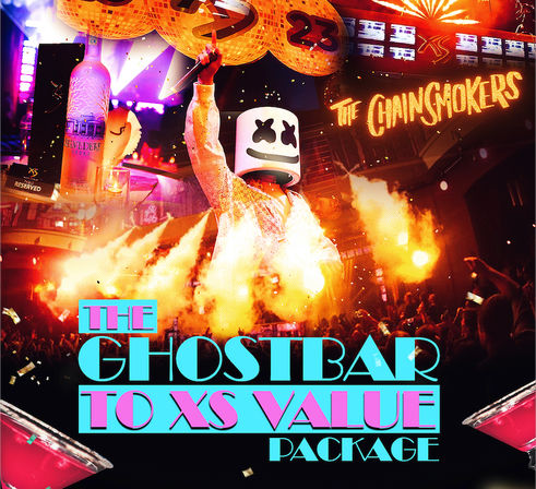 Ghostbar to XS Nightclub Value Package with All-You-Can-Drink Wristband, Entry & Transportation image 1