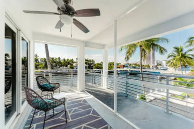 Waterfront Designer Stay: Pool, Hot Tub, Balcony & Views in Boca image 1