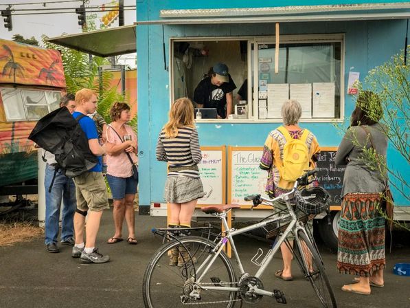 Bikes, Bites & Bubbles: Portland’s Food Cart Tour on Wheels image 1