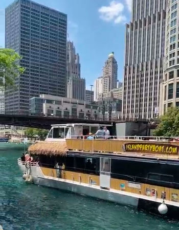 Huge Tiki Party Boat with Bar Package Included (Minimum of 40 Guests) image 8