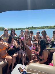 Luxury Pontoon Boat on Lake Lewisville image 8