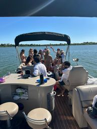 Luxury Pontoon Boat on Lake Lewisville image 3