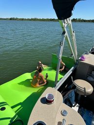Luxury Pontoon Boat on Lake Lewisville image 13