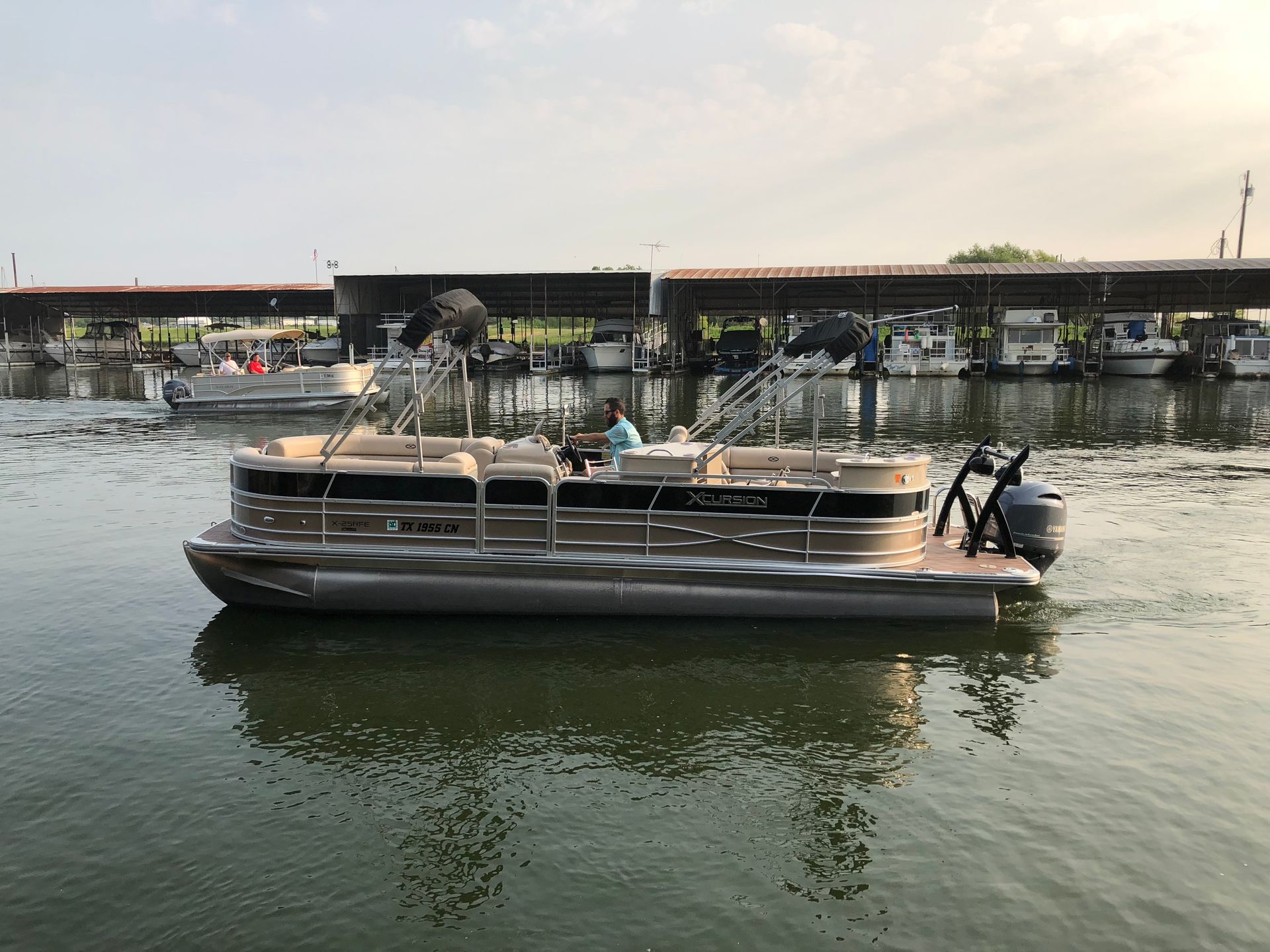 Luxury Pontoon Boat on Lake Lewisville image 2