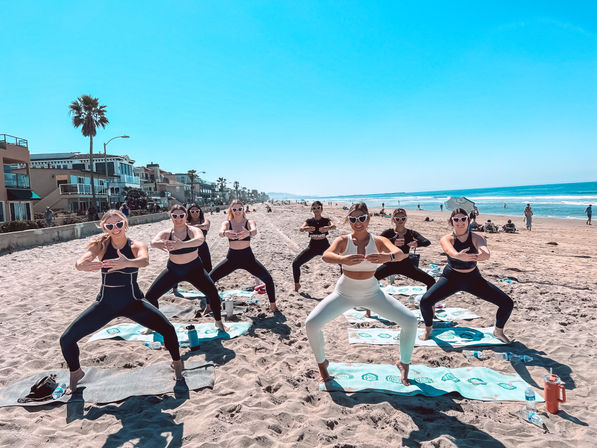 FIT BACH Barre/Pilates, HIIT Class, or Yoga Class at Your Party Pad or the Beach image 11