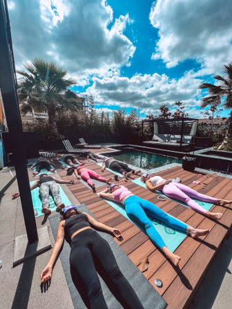 FIT BACH Barre/Pilates, HIIT Class, or Yoga Class at Your Party Pad or the Beach image 16