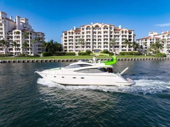 Miami Yacht Rental Great for Bachelors: 67ft Aicon Green Hulk Charter image 8