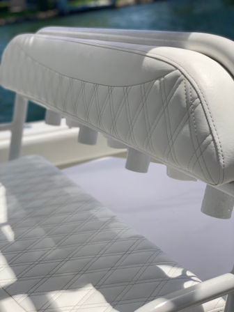 Jupiter Luxury BYOB 33ft Party Boat with Captain, LED Speaker Lights, Sea Deck, Vinyl Seats & Jet-Ski Add-Ons image 16