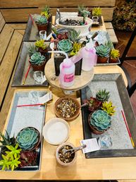 DIY Planting Bar at Rooted Treasure Succulents image 5